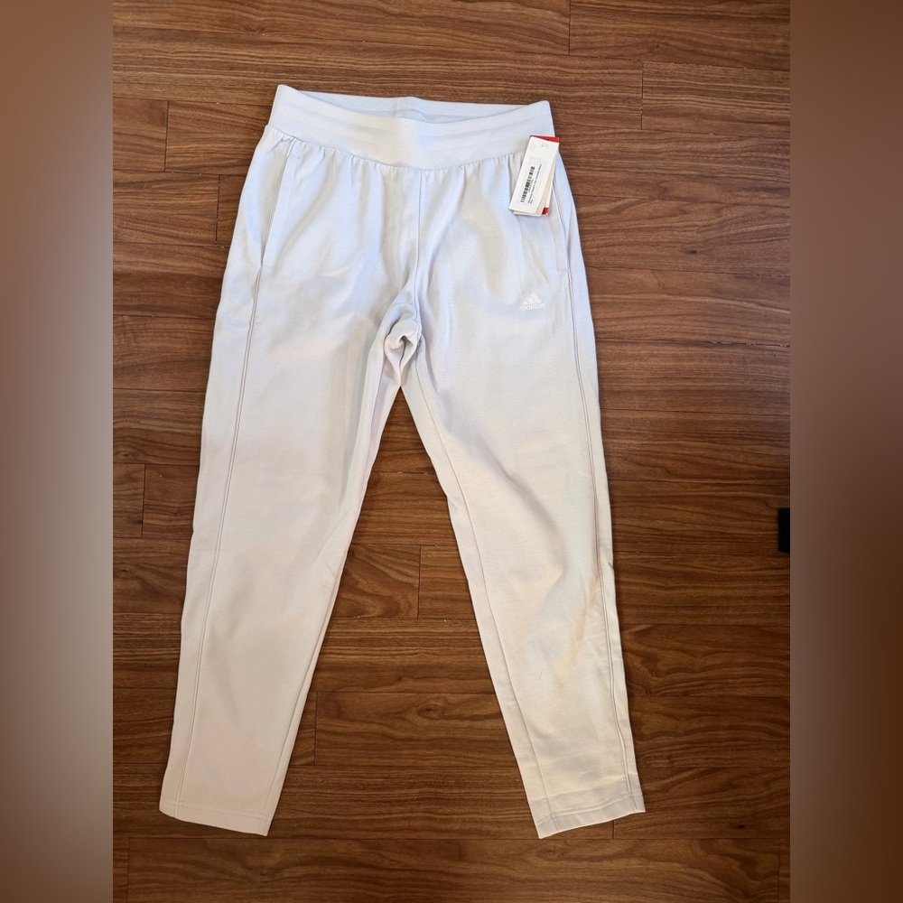 NWT Adidas Light Gray Jogger Pants